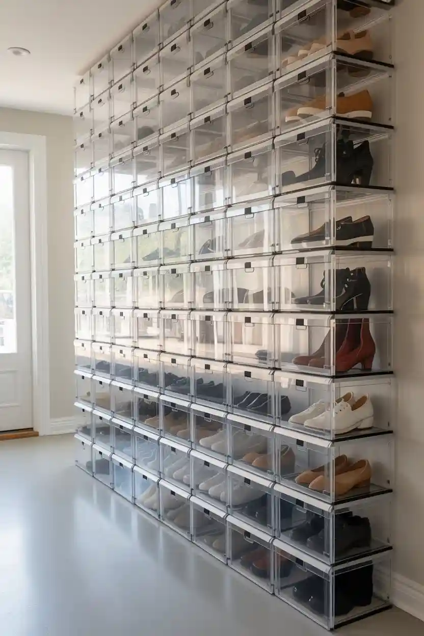 30 Small Apartment Storage Ideas 30 Stackable Shoe Boxes