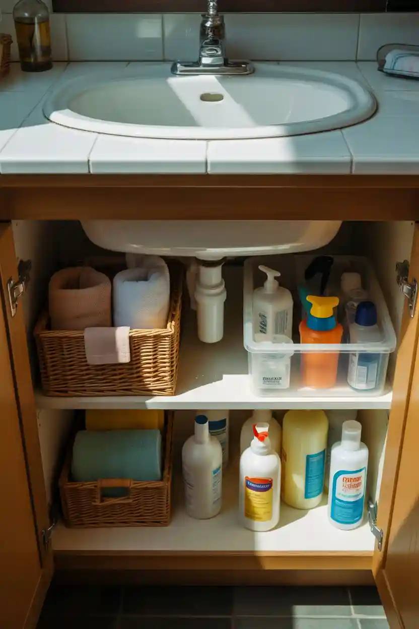 30 Small Apartment Storage Ideas 13 Under-Sink Organizers