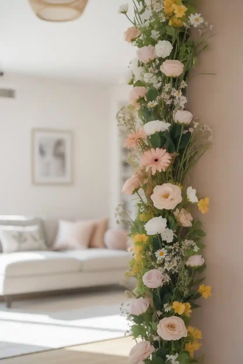 Fresh Floral Wall Strip