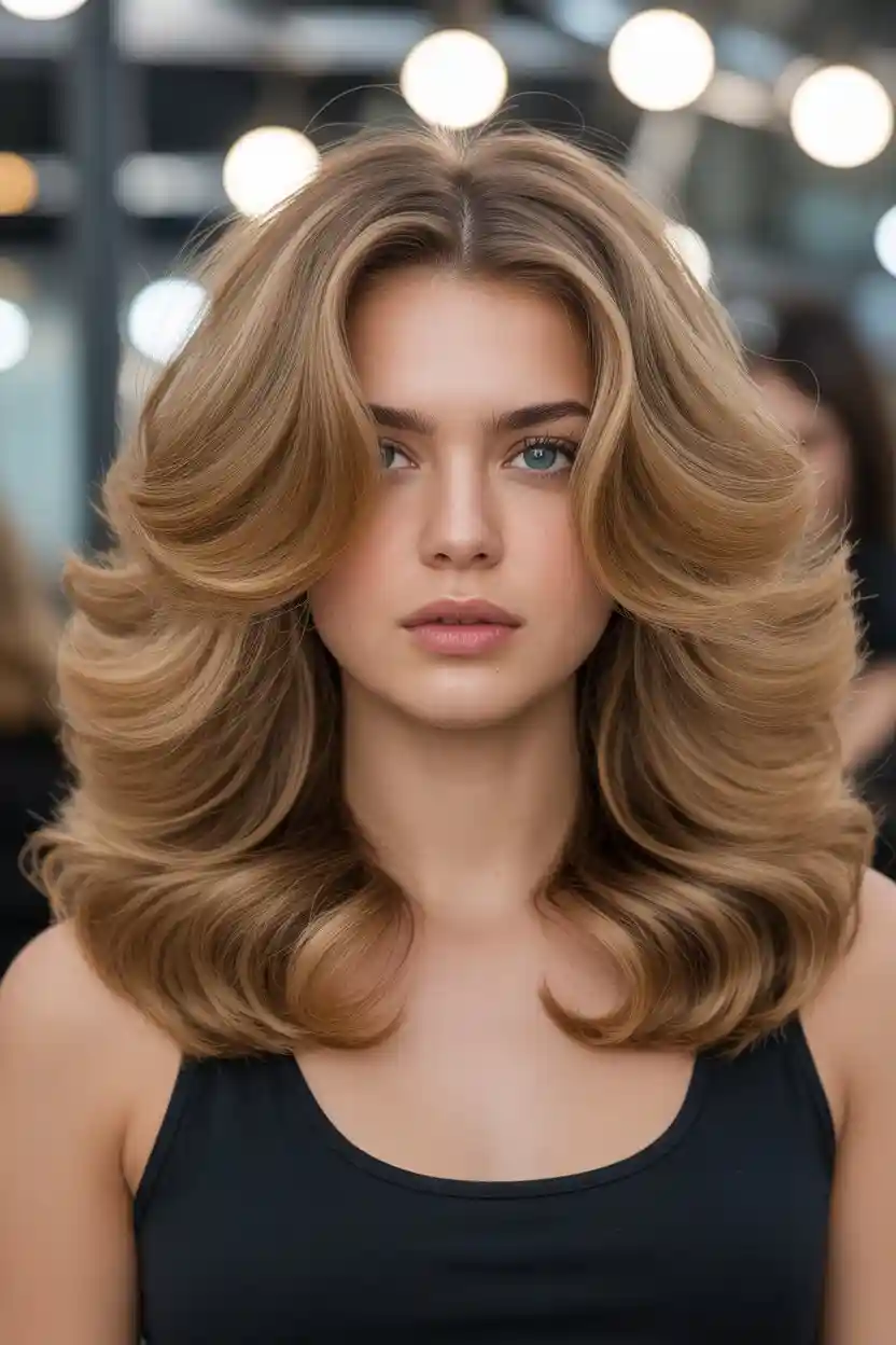 Voluminous Blowout Style