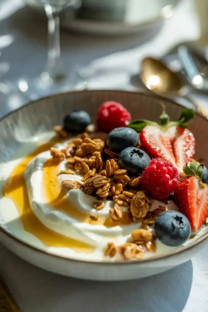30 Protein-Packed Breakfast Meal Ideas 22 Yogurt and Nut Butter Protein Mix