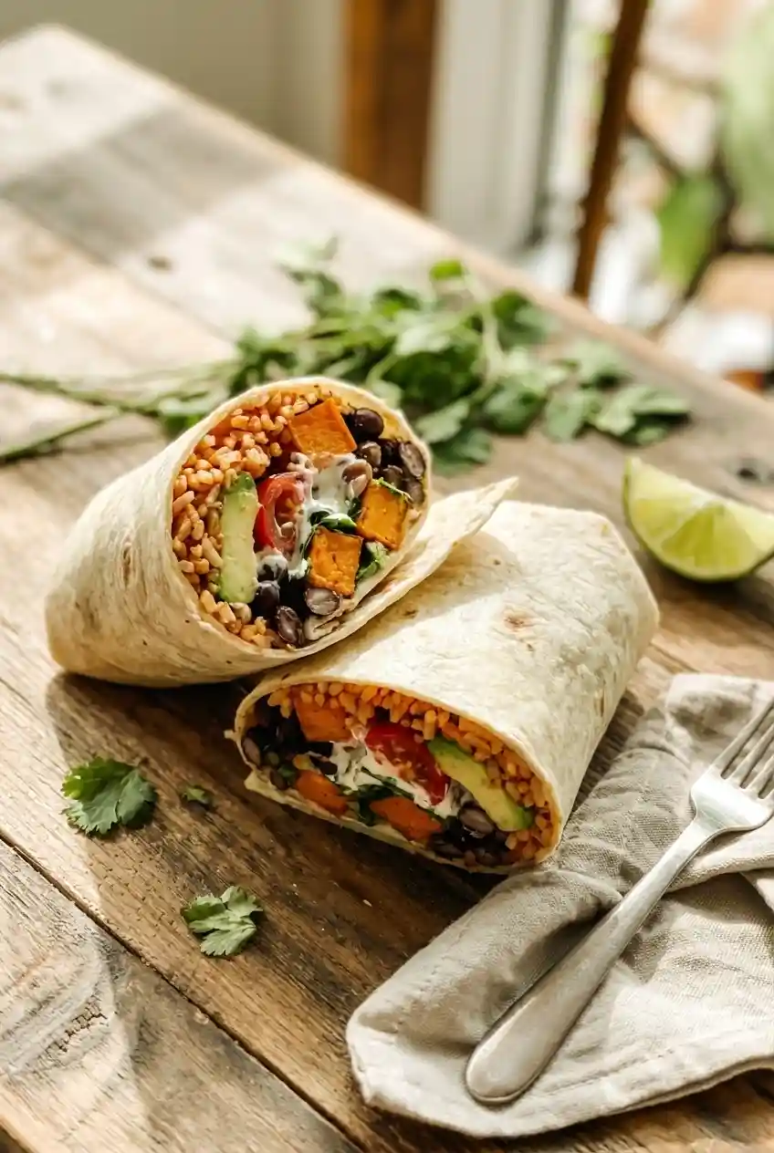 30 Easy to Make Vegetarian Lunch Ideas 26 Black Bean and Avocado Burrito