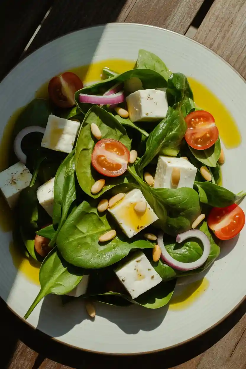 30 Easy to Make Vegetarian Lunch Ideas 7 Spinach and Paneer Salad