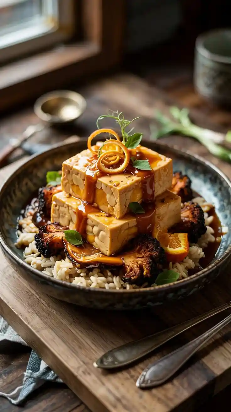 30 Easy to Make Vegetarian Lunch Ideas 25 Tofu and Vegetable Grain Bowl