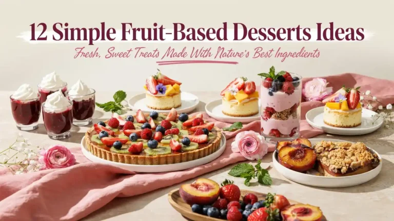 12 Simple Fruit-Based Desserts Ideas for a Light Treat