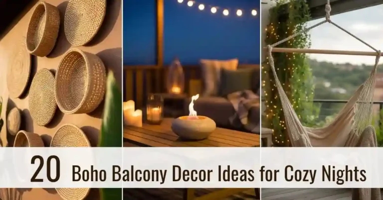 Boho Balcony Decor Ideas for Lovely Cozy Nights