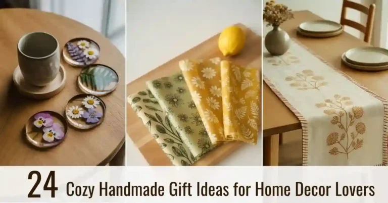 Cozy Handmade Gift Ideas for Home Decor Lovers