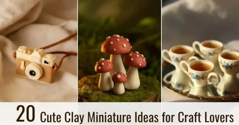 Cute Clay Miniature Ideas for Craft Lovers