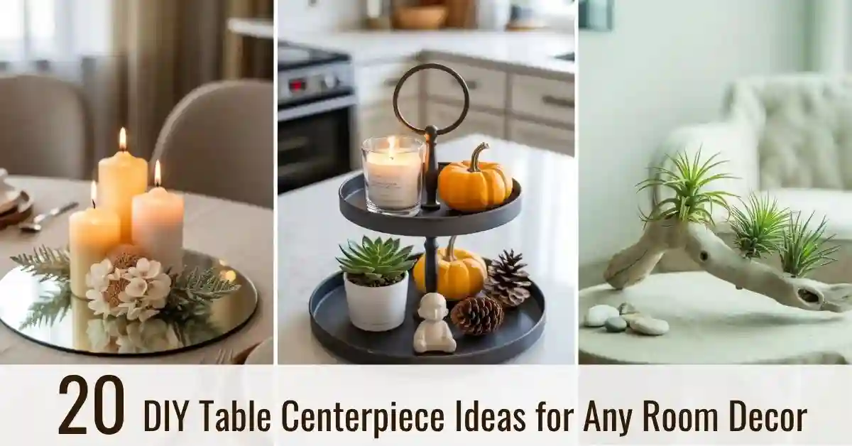 20 DIY Table Centerpiece Ideas 1 DIY Table Centerpiece Ideas for Any Room Decor