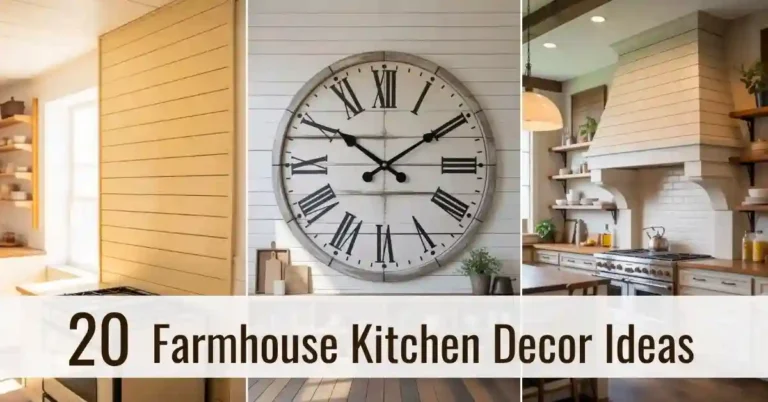 20 Farmhouse Kitchen Decor Ideas for a Cozy Look