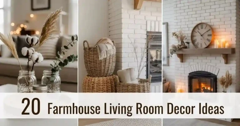 Farmhouse Living Room Decor Ideas For a Relaxing Vibe