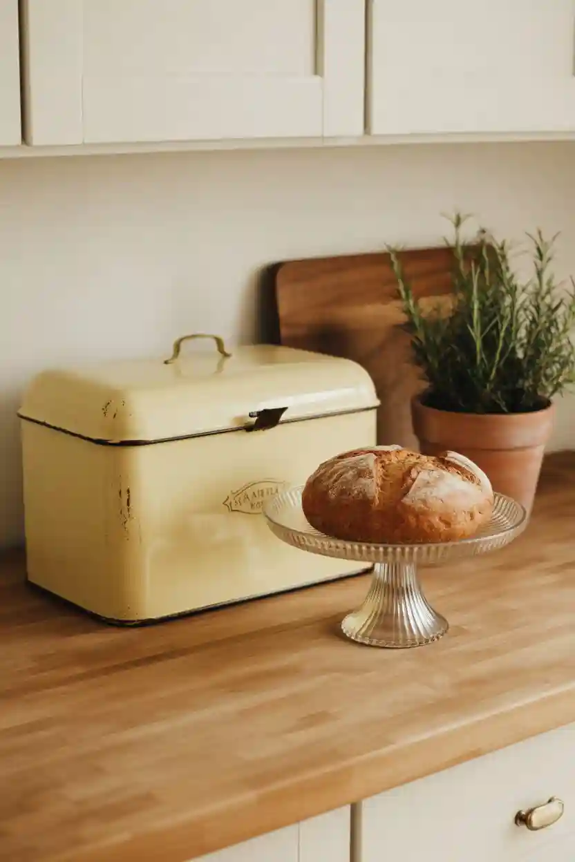Vintage Bread Box or Cake Stand