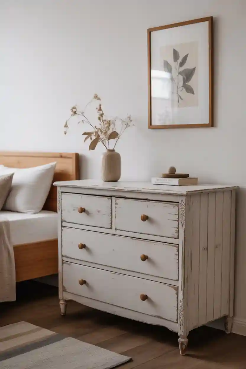 25 Scandinavian Bedroom Decor Ideas 25 Vintage-Inspired Wooden Dresser