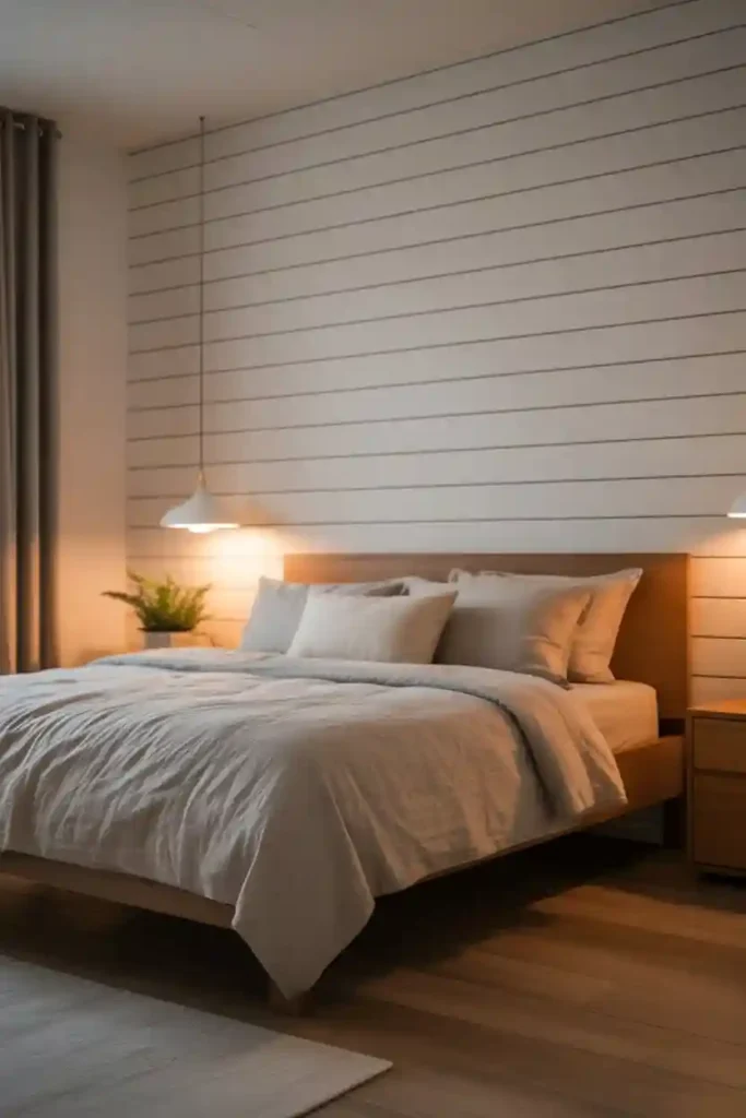 25 Scandinavian Bedroom Decor Ideas 3 White Shiplap Walls