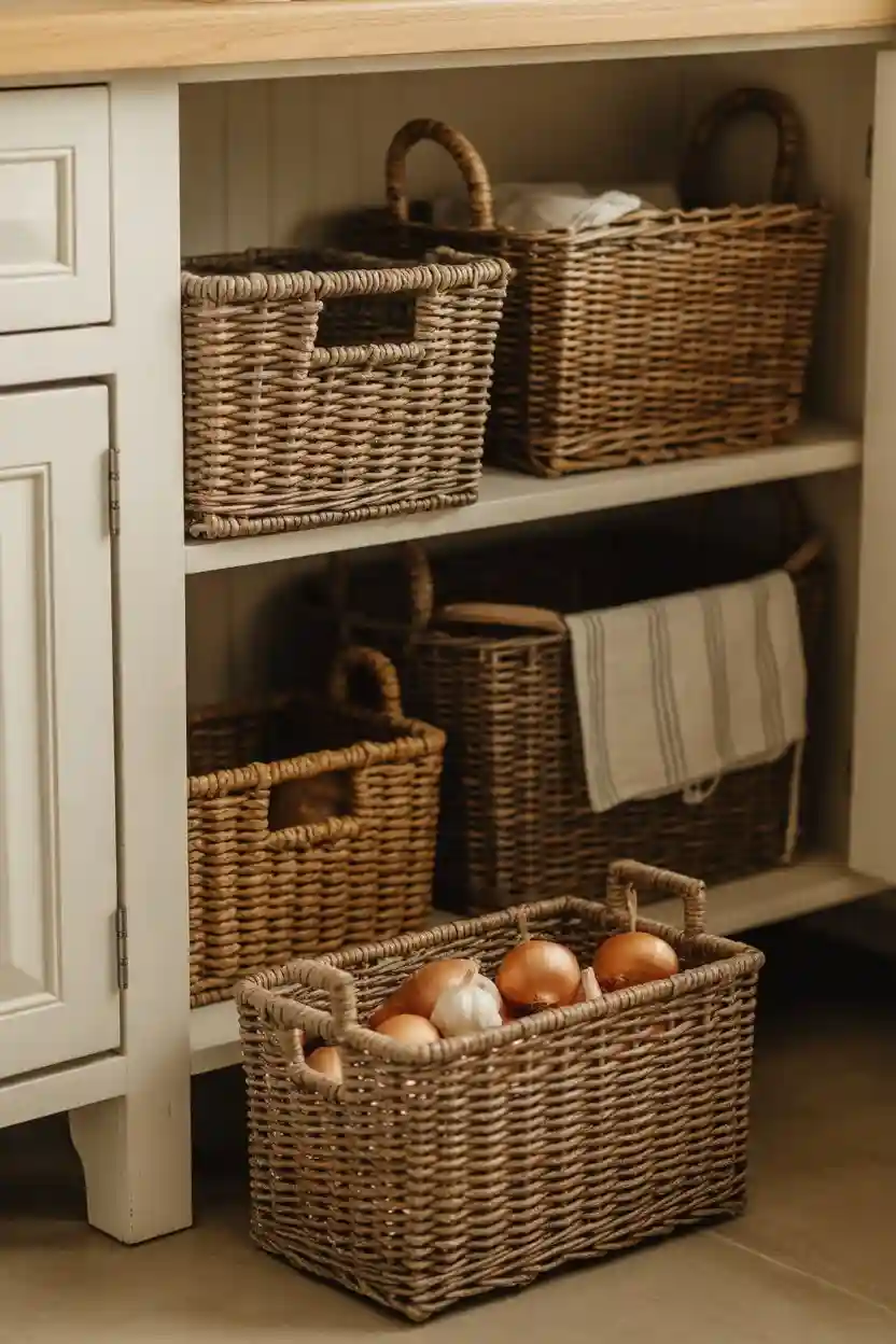 Woven Basket Storage