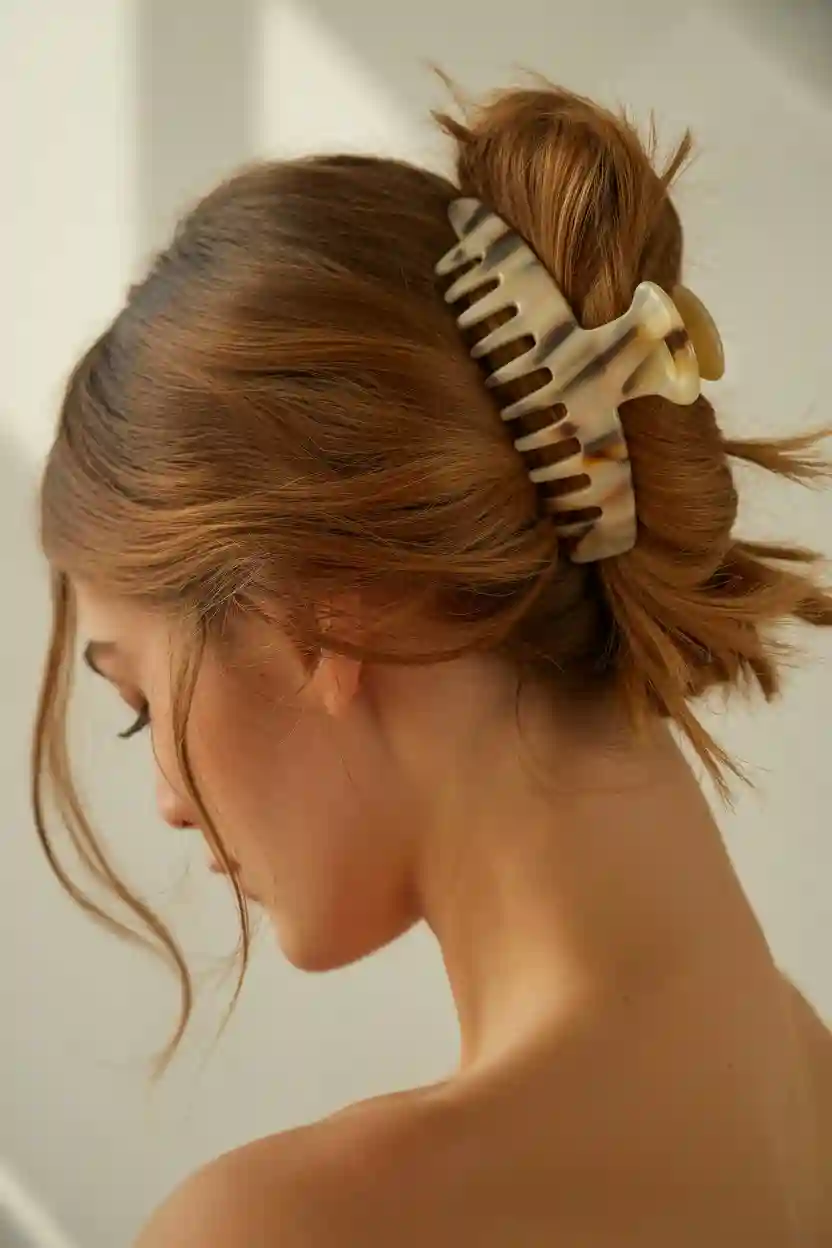 20 Summer Hairstyles Ideas 19 Claw Clip Updo