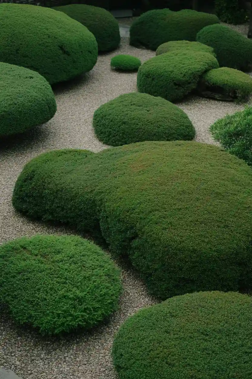 20 Minimalist Landscaping Ideas 16 Clipped Green Mounds