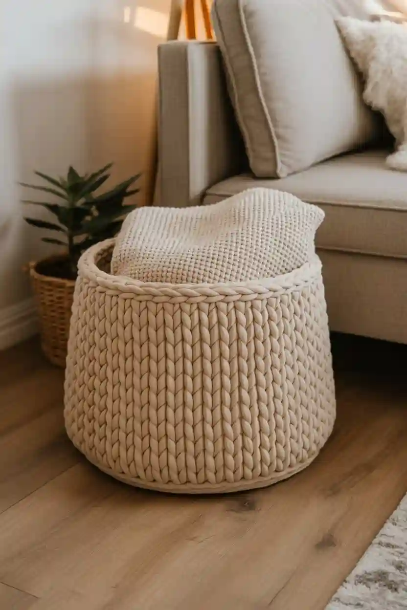 24 Cozy Handmade Gift Ideas 16 Crochet Storage Basket