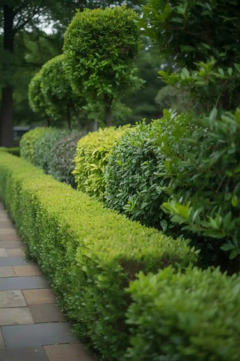20 Minimalist Landscaping Ideas 2 Layered Hedge Borders