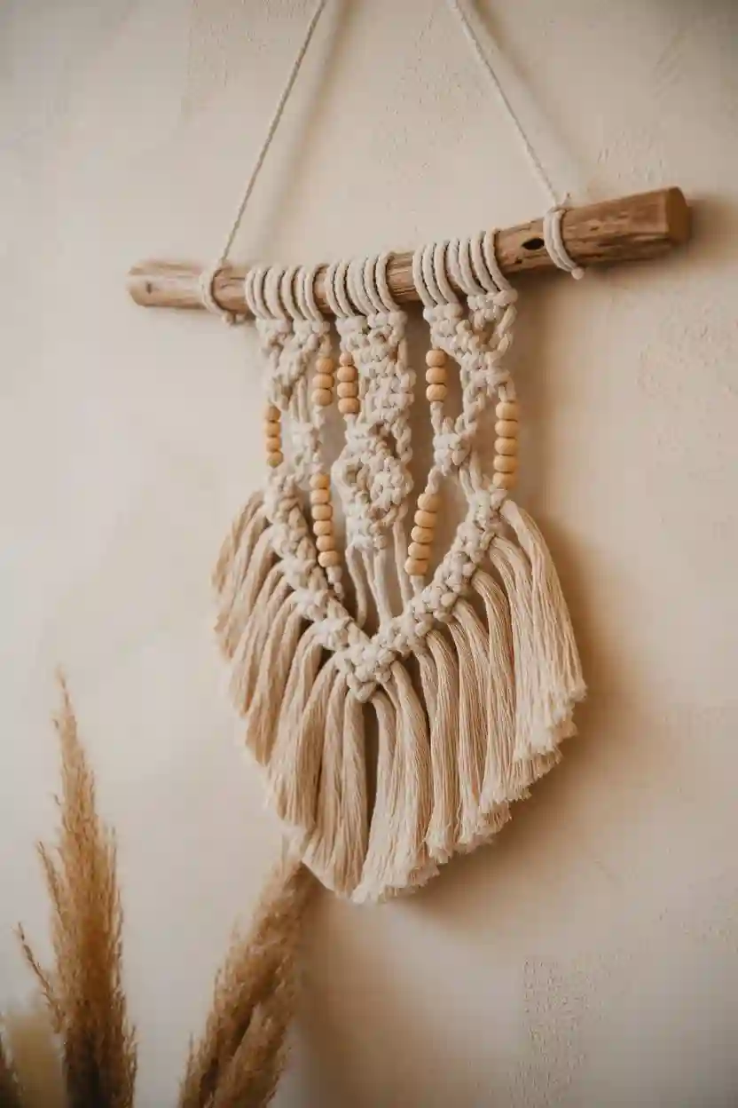24 Cozy Handmade Gift Ideas 4 Macramé Wall Hanging