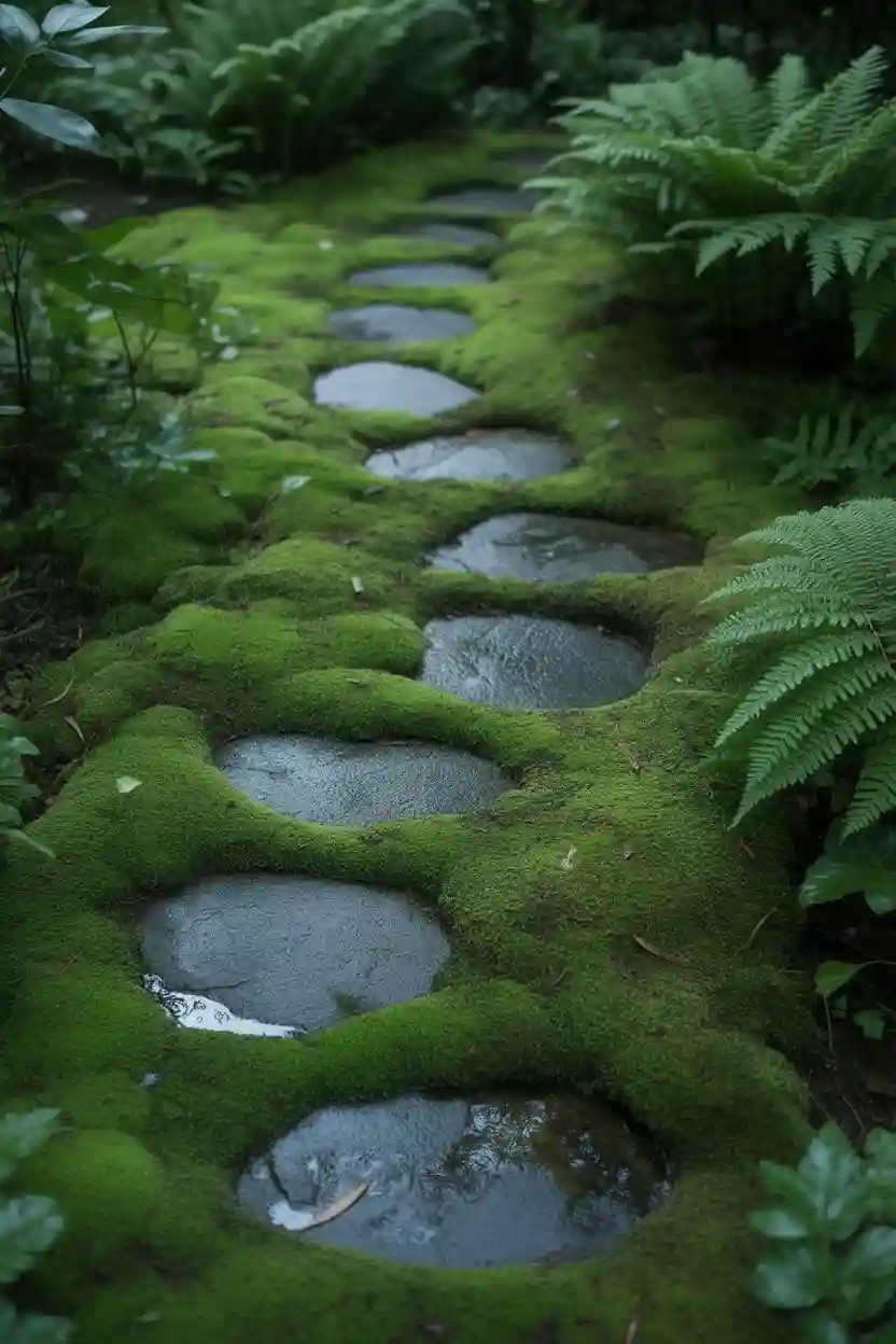 20 Minimalist Landscaping Ideas 4 Moss Ground Cover Paths