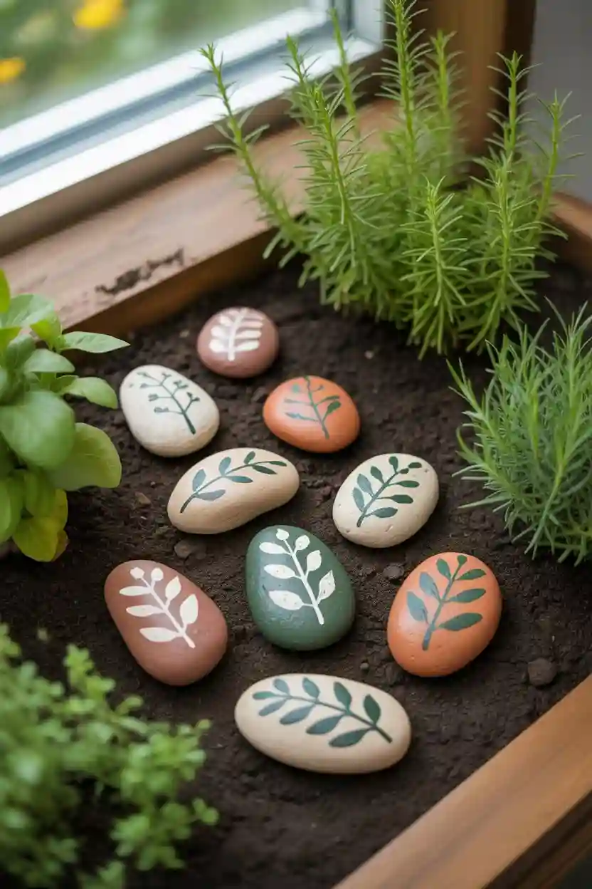 20 Affordable Craft Ideas Under $10 2 Painted Rock Garden Markers