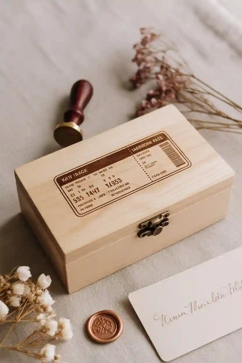 20 Custom Travel Gifts Ideas 15 Personalized Flight Ticket Keepsake Box