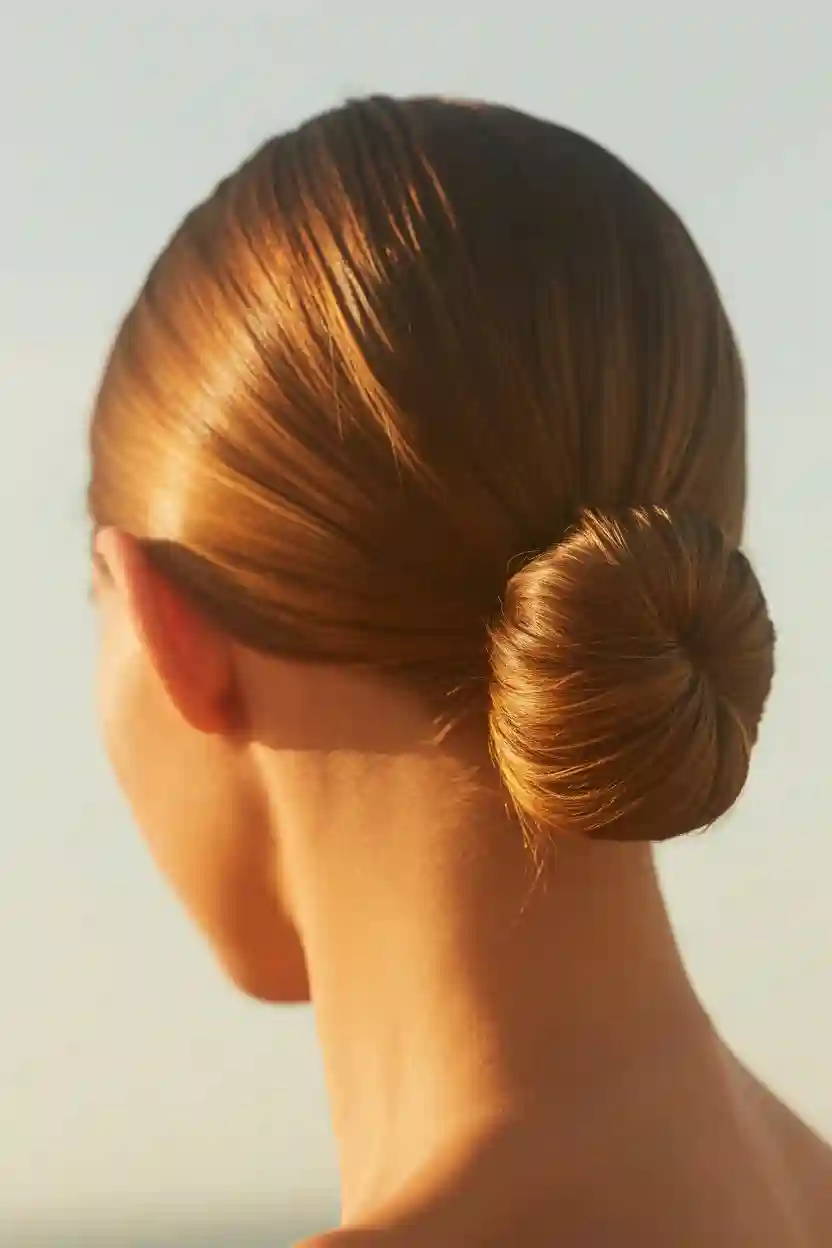 20 Summer Hairstyles Ideas 2 Sleek Low Bun