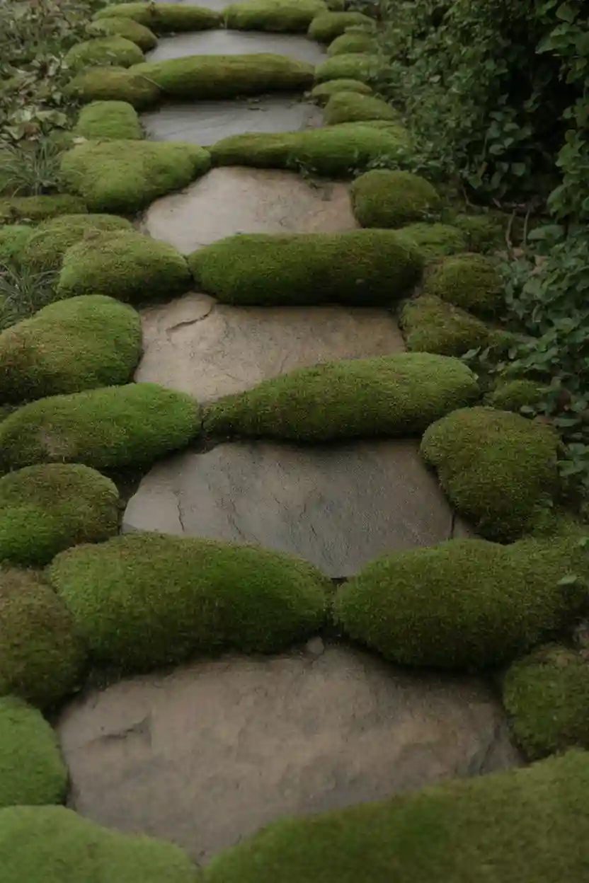 20 Minimalist Landscaping Ideas 18 Stone and Moss Garden Floor