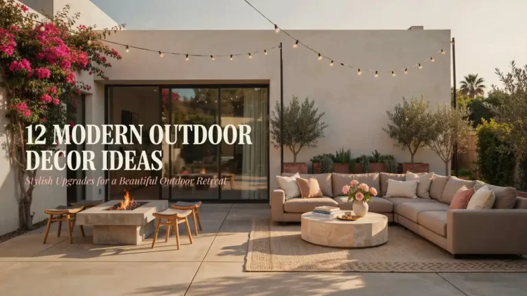 12 Modern Outdoor Decor Ideas for Small Patios