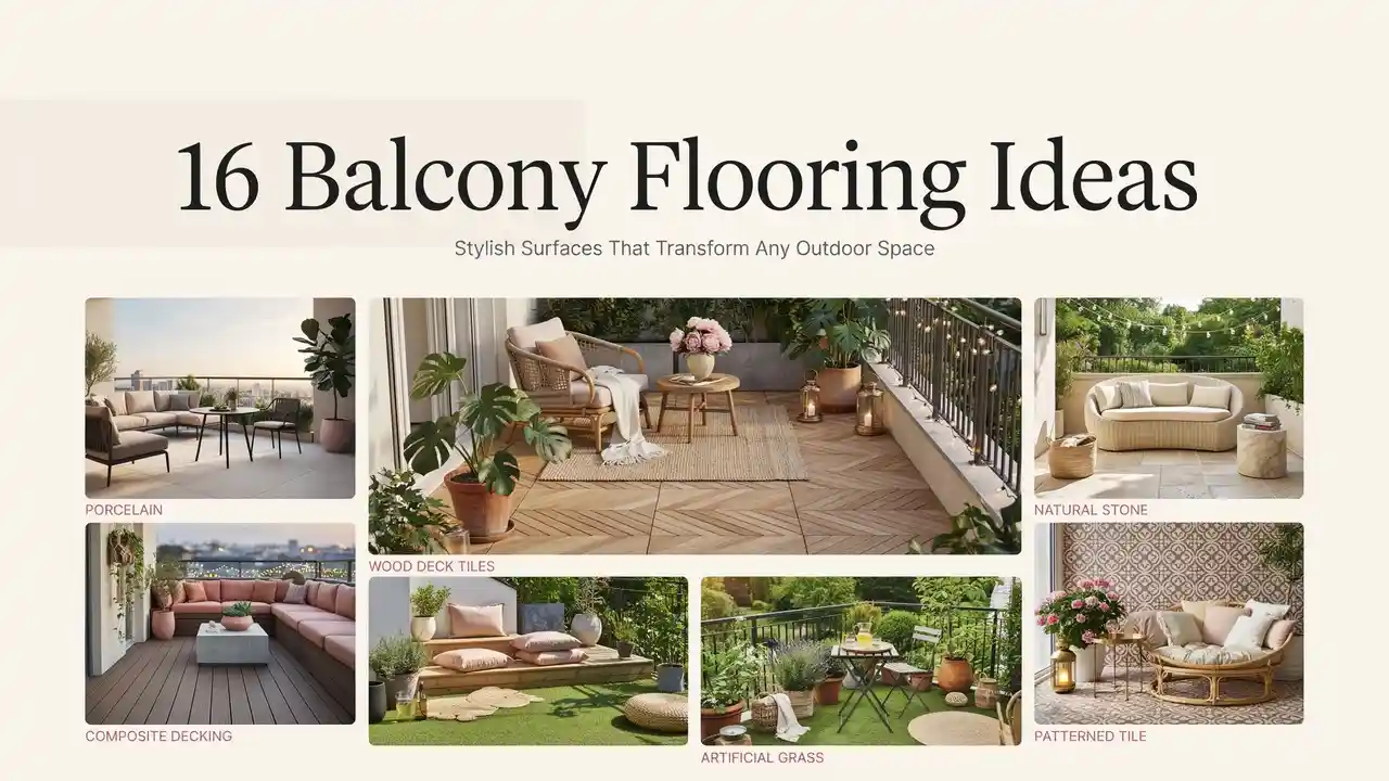 16 Balcony Flooring Ideas That Transform the Space