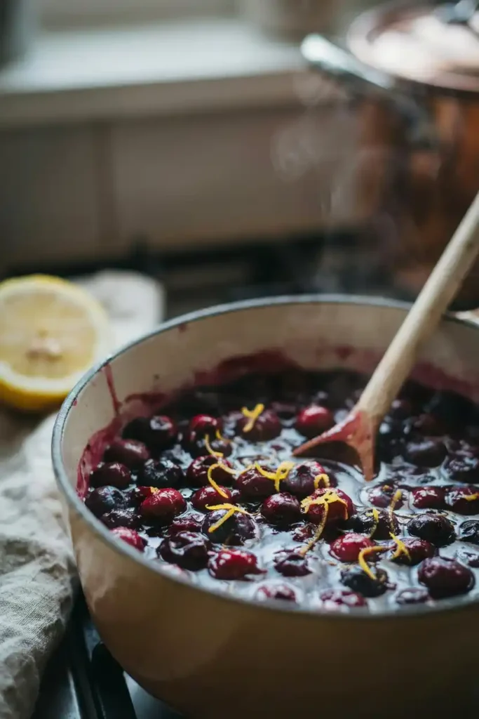 12 Simple Fruit-Based Desserts Ideas 11 Blueberry Lemon Compote