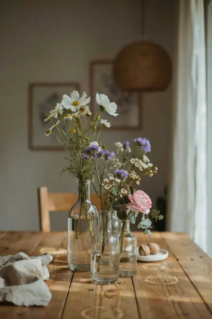12 DIY Upcycled Bottles Decor Ideas 7 Bottle Cutting Board Edge Vases
