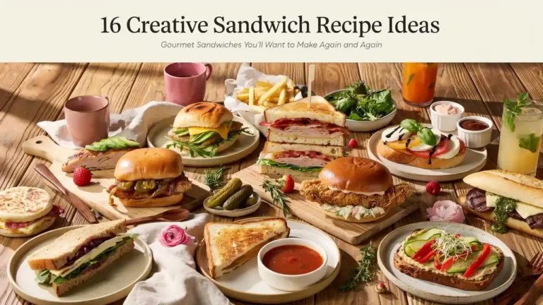 Creative Sandwich Recipe Ideas for a Tasty Lunch