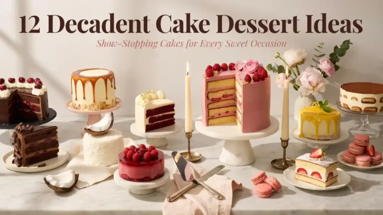 Decadent Cake Dessert Ideas to Impress Your Guests