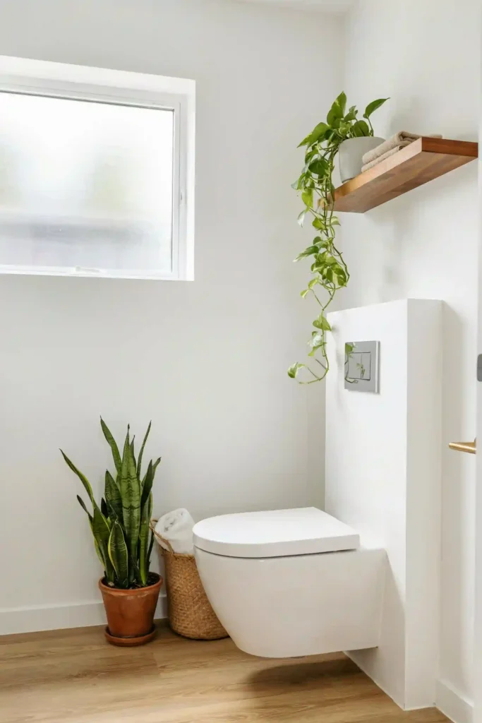 12 Budget-Friendly Bathroom Decor Ideas 9 Greenery and Low-Light Plants