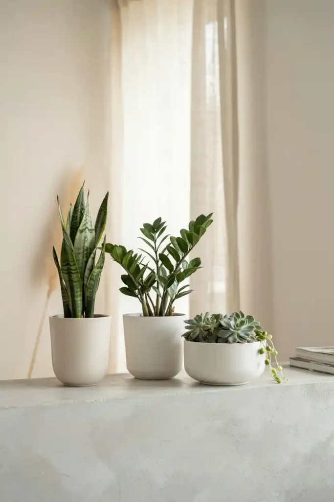 Grouped Pots in Varying Heights