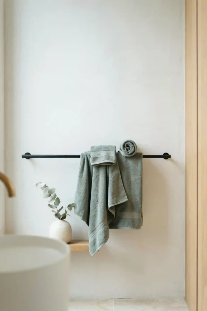 12 Budget-Friendly Bathroom Decor Ideas 4 Matching Towel Sets