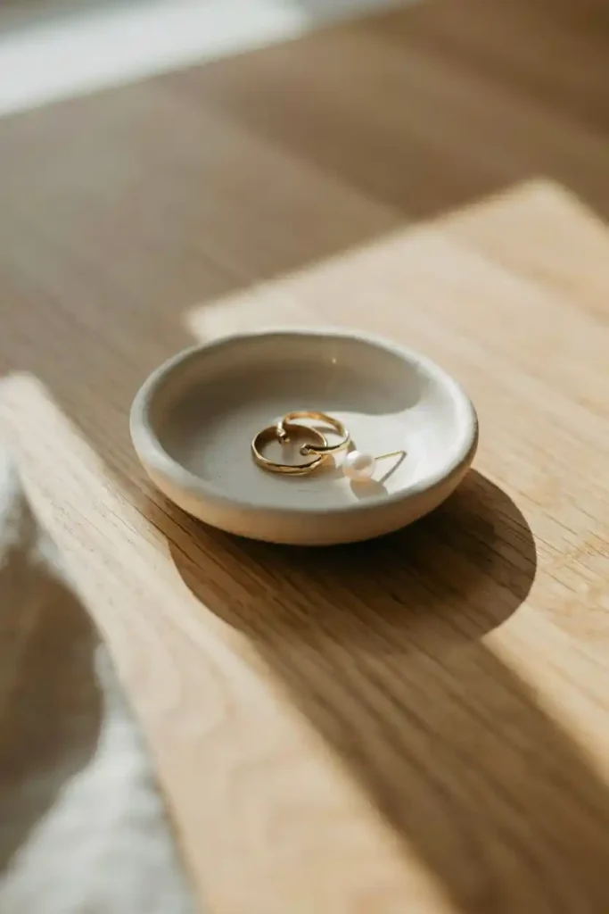 Minimalist Clay Dish for Jewelry
