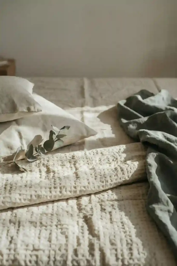 12 Aesthetic Bedroom Decor Ideas 2 Neutral Linen Bedding Layers