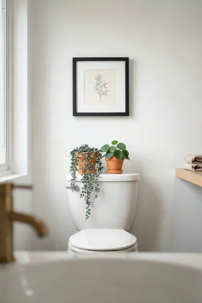 12 Budget-Friendly Bathroom Decor Ideas 12 Printed or Framed Botanical Art