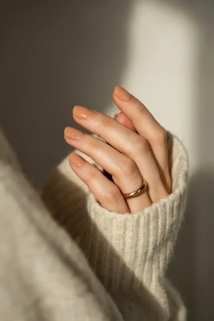 12 Chic Nail Art Ideas 3 Quiet Luxury Nude Nails