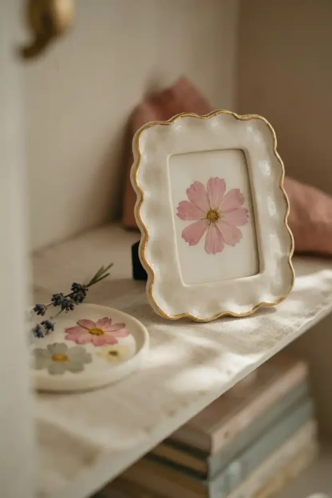 Scalloped Clay Frame