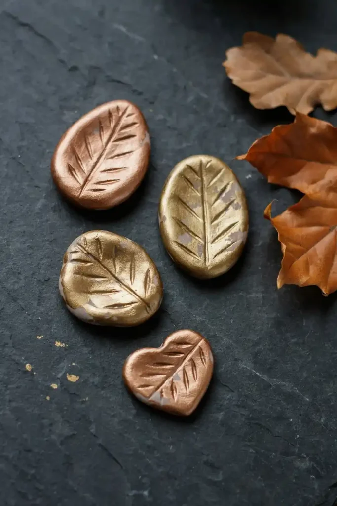 Textured Leaf Impressions