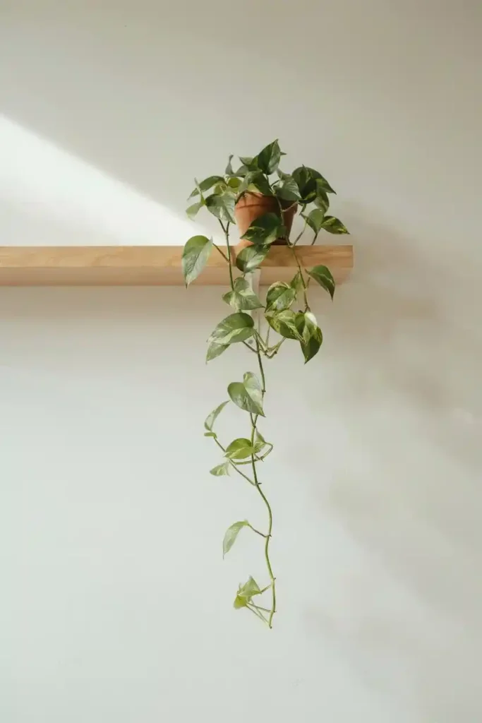 Trailing Plant on a Floating Shelf