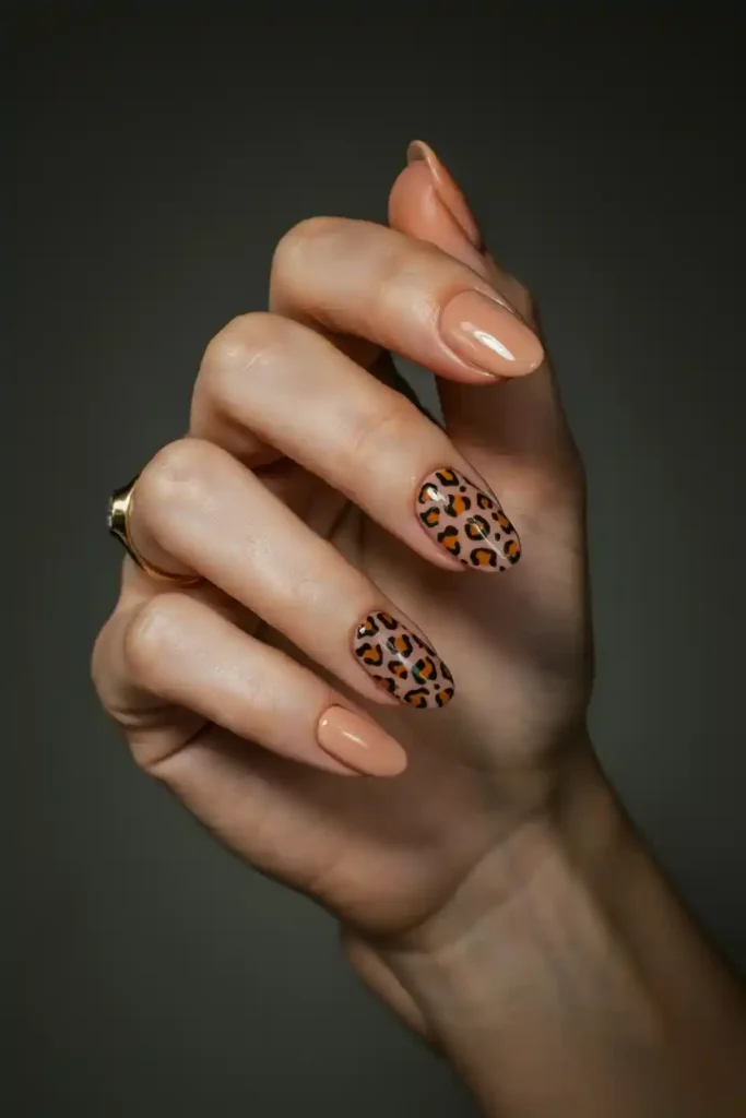 16 Top Trendy Long Nail Designs 12 Animal Print Accents
