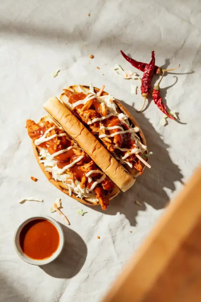 16 Creative Sandwich Recipe Ideas 2 Buffalo Chicken Crunch Sandwich
