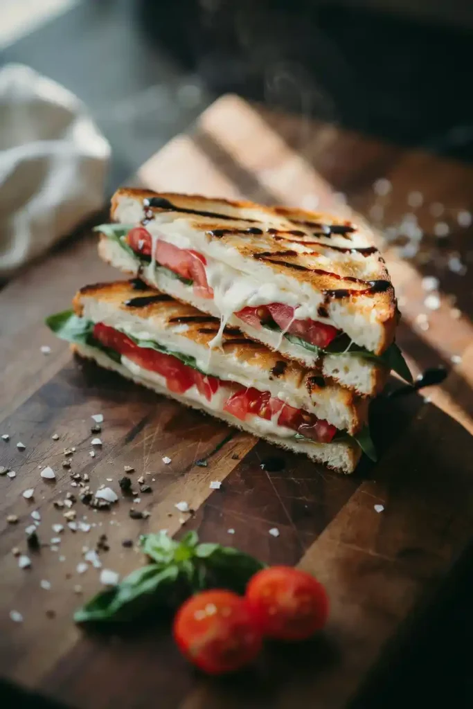 16 Creative Sandwich Recipe Ideas 1 Caprese Grilled Cheese Sandwich