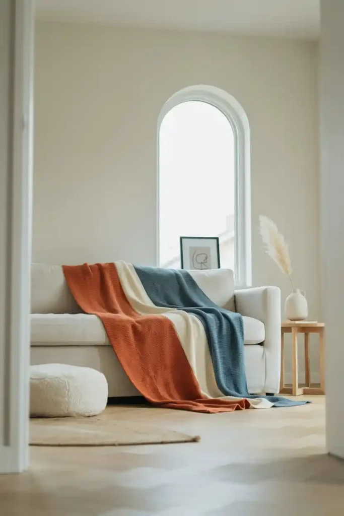 Colorblock Modern Throw
