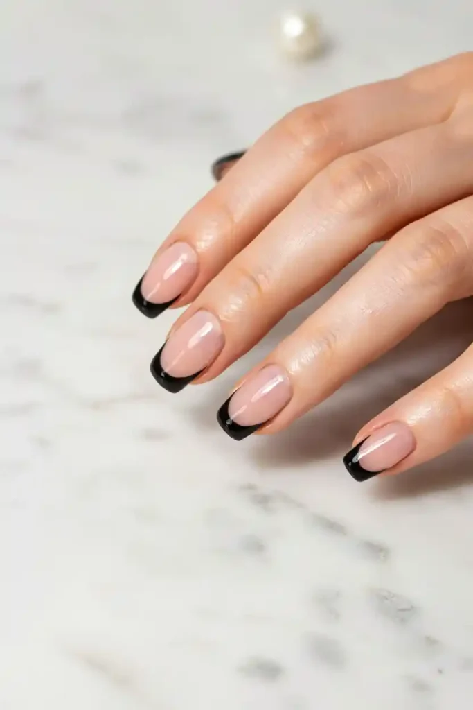 16 Top Trendy Long Nail Designs 4 French Tips with a Twist